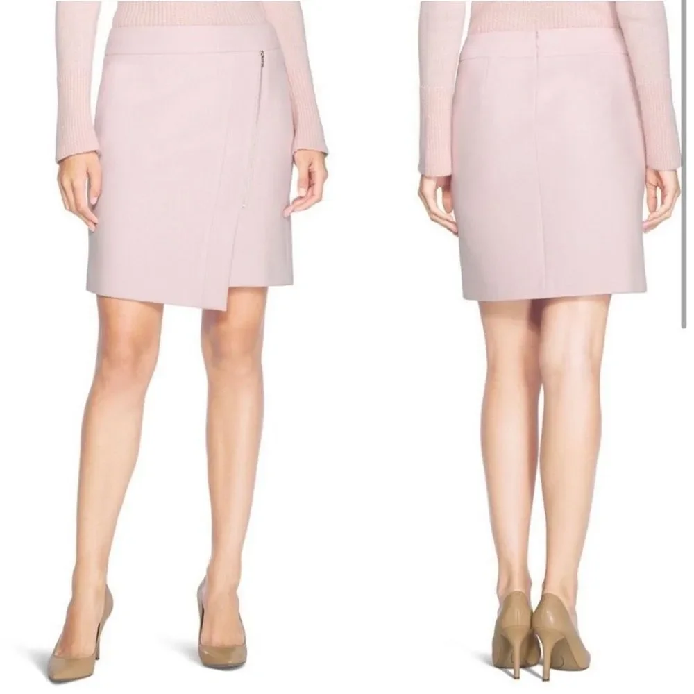 White House Black Market Pink Coat and NWT Matching Skirt SET